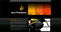 Desktop Screenshot of burnfoundation.org.za